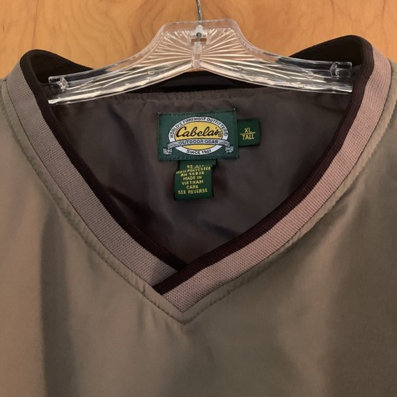 Men's Cabela's pullover brown Size XL Tall - Picture 2 of 6